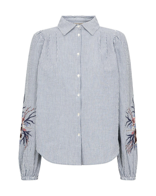 Mos Mosh Ciu Oxfo Shirt Crown Blue