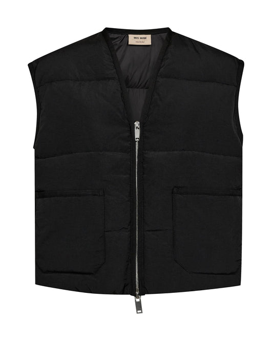 Mos Mosh Manja Down Vest Black