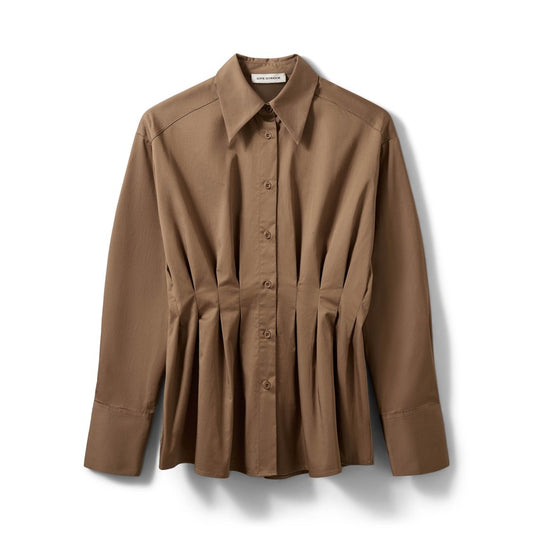 Sofie Schnoor Mikra Fitted Shirt Middle Brown
