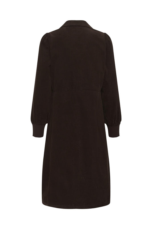 Culture Missy Rhaenaa Dress Coffee Bean