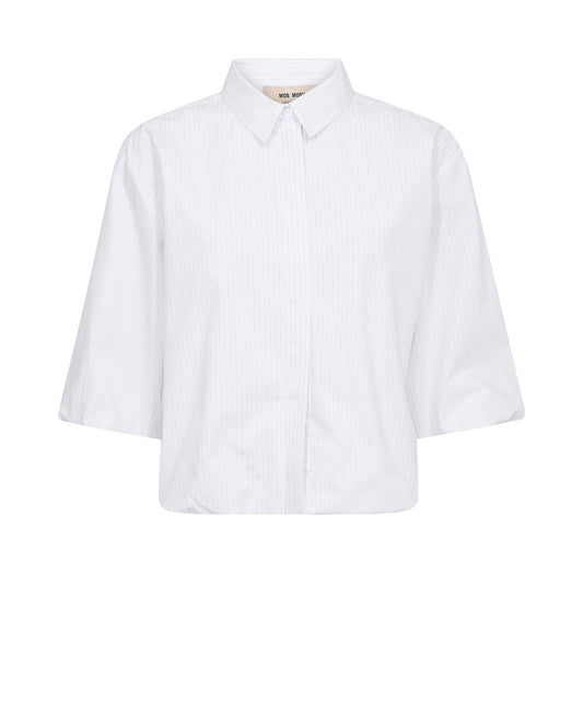 Mos Mosh Maxime Nylah Shirt Bright White
