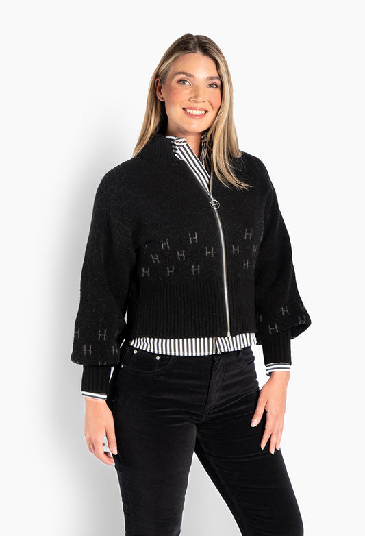 HÉST Martha Short Jacket Jet Black