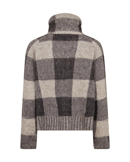 Mos Mosh Maija Check Knit Black