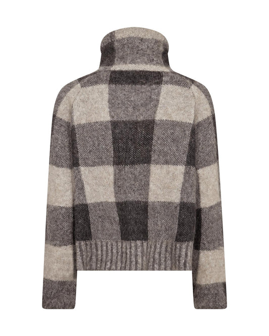 Mos Mosh Maija Check Knit Black