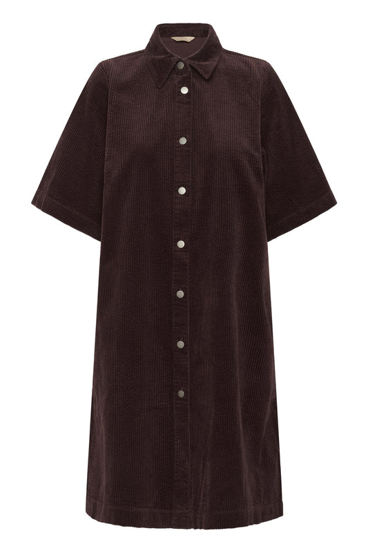Culture Baela Klay Dress Bitter Chocolate
