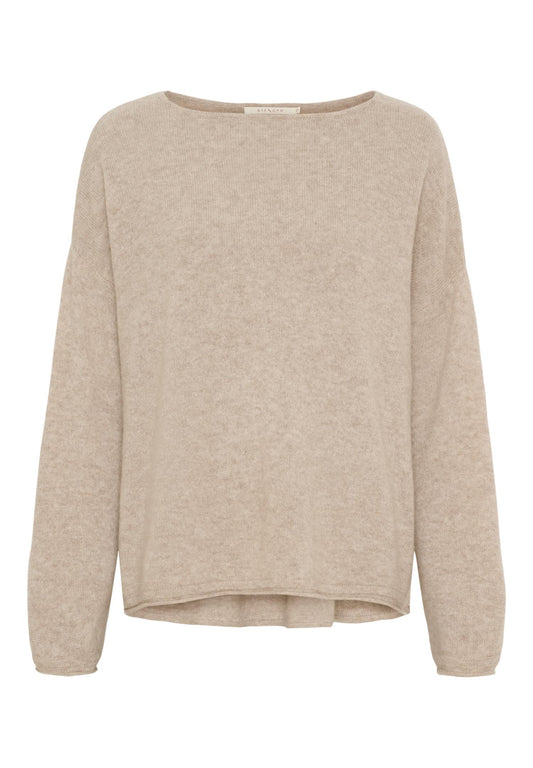 Notyz Mira Pure Cashmere Pullover Nougat