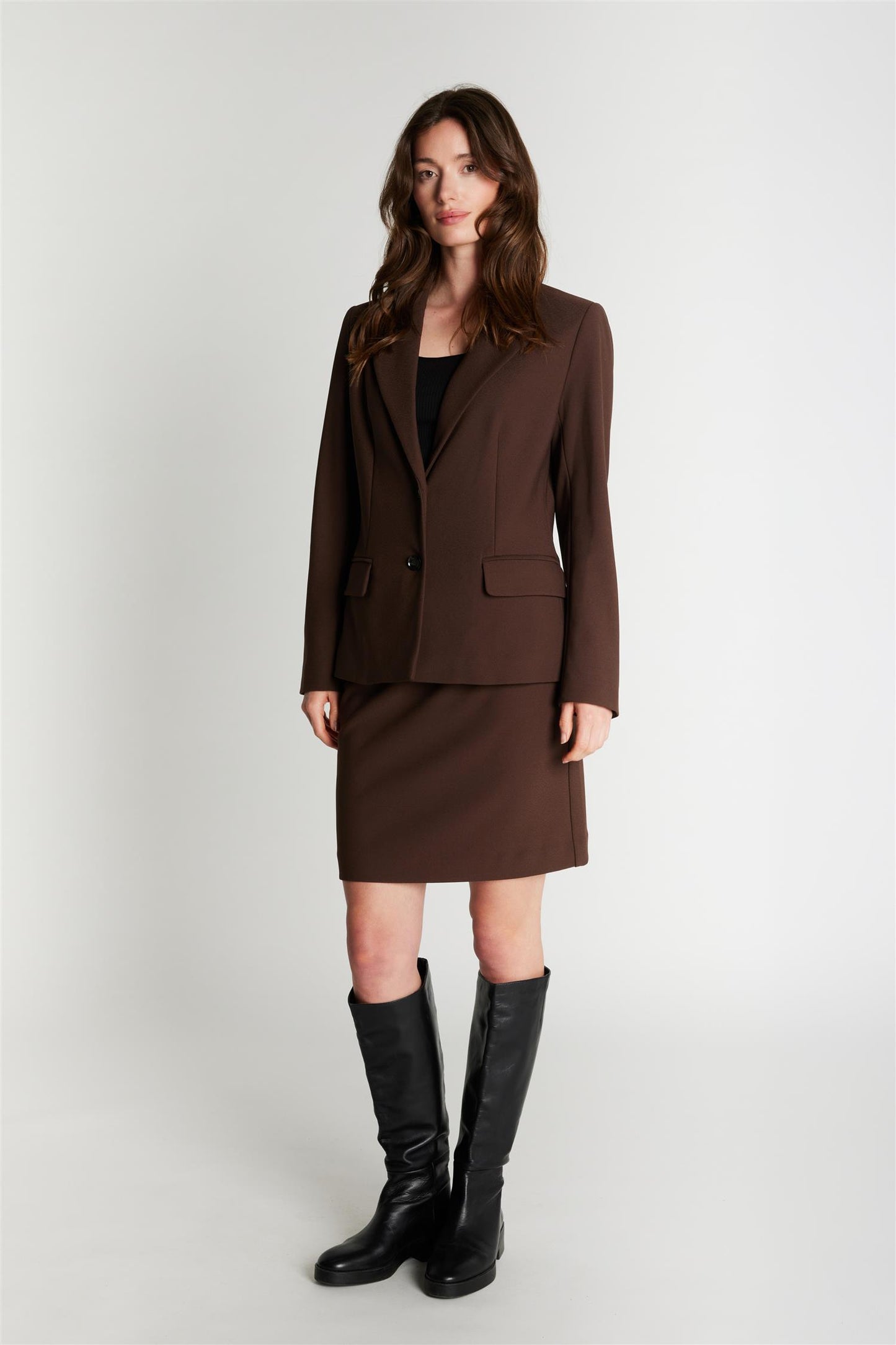 Rue de Femme Comfy Elisia Blazer Chocolat