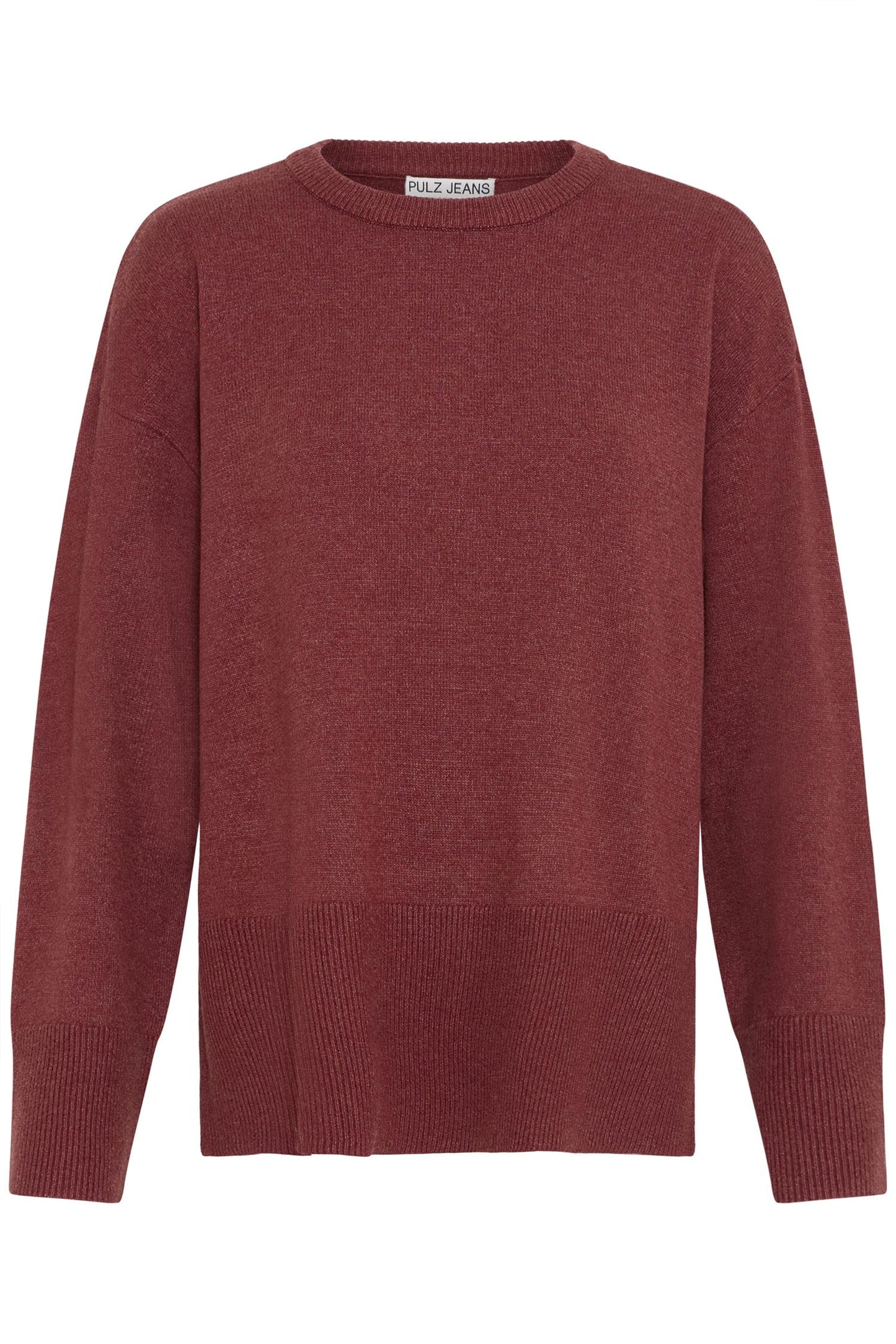 Pulz Steffi ONeck Pullover Spiced Apple Melange