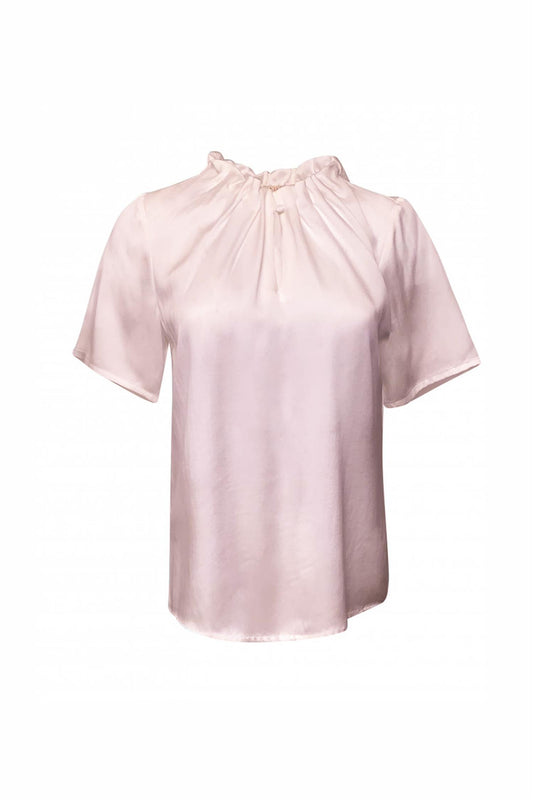 Amuse by Veslemøy Linda Silkebluse Pink
