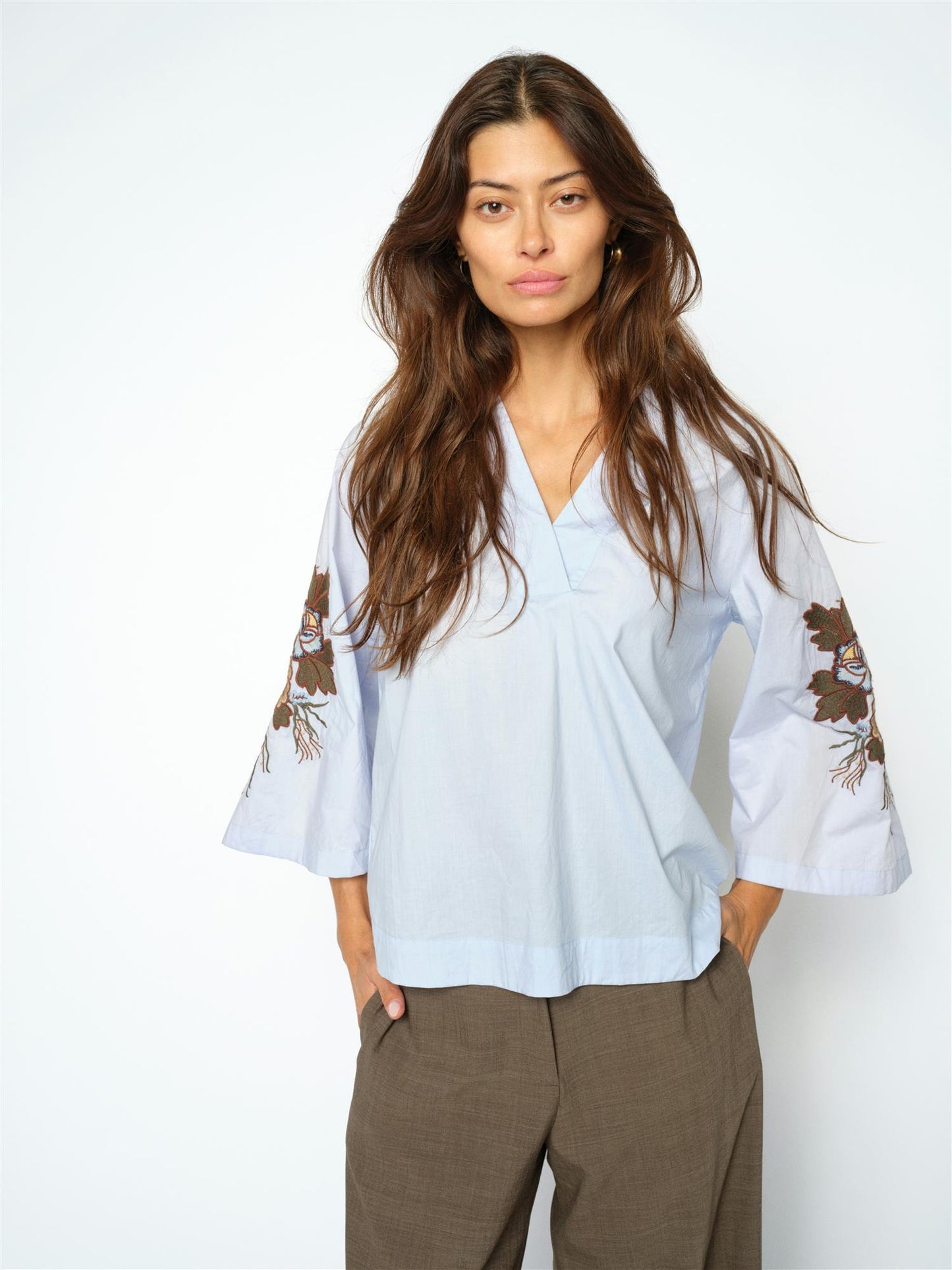 Mos Mosh Aleysa Popli Blouse Skyway