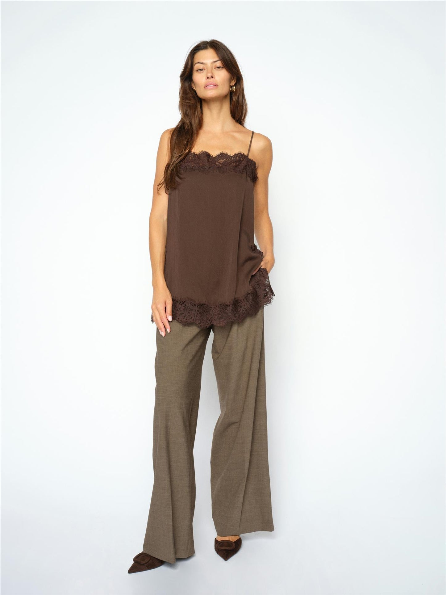 Mos Mosh Audra Annie Lace Singlet Delicioso