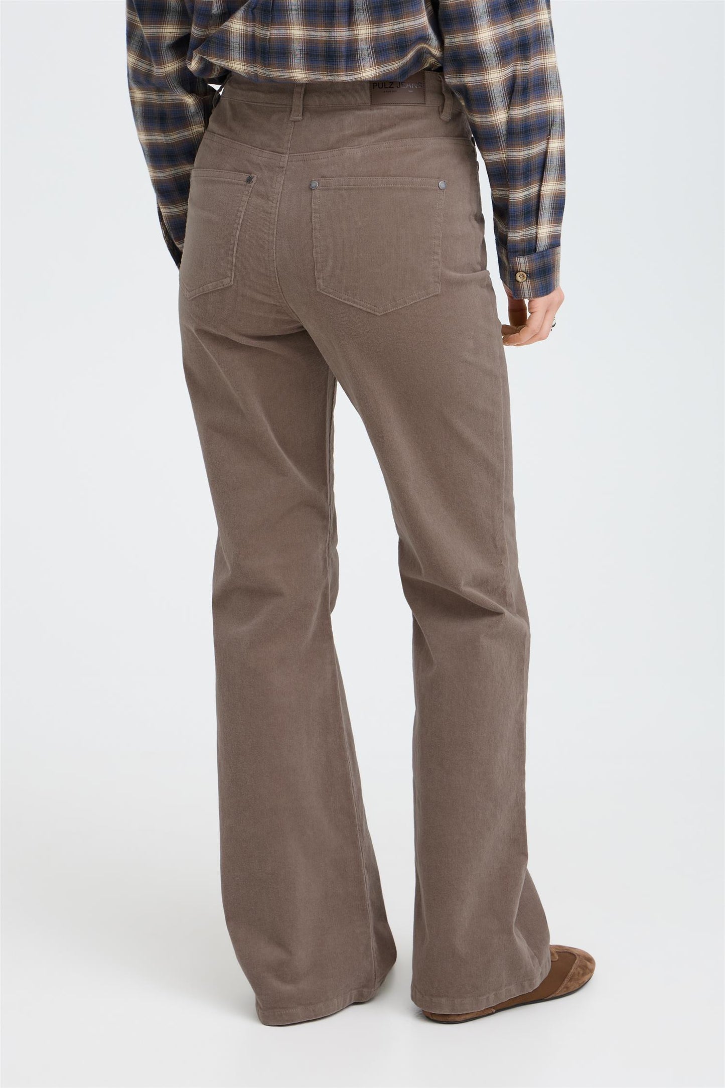Pulz Sally Pant Bootcut Walnut