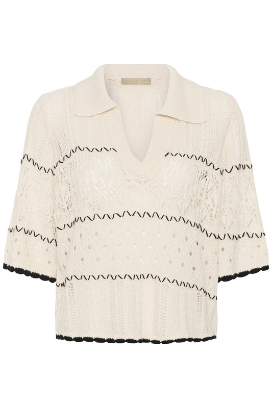 Culture Ylva SS Polo Whitcap