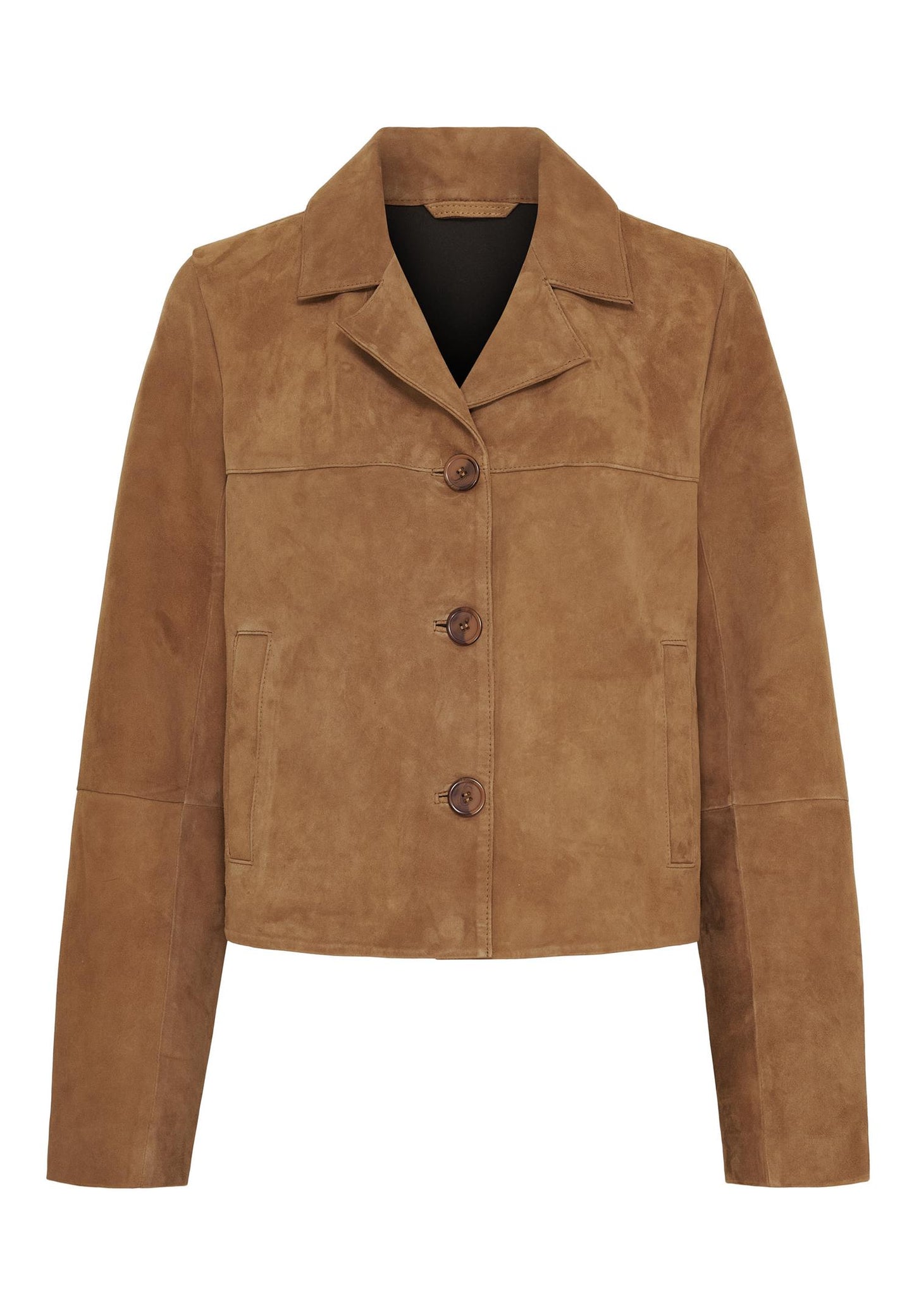 Notyz Melina Suede Jacket Caramel