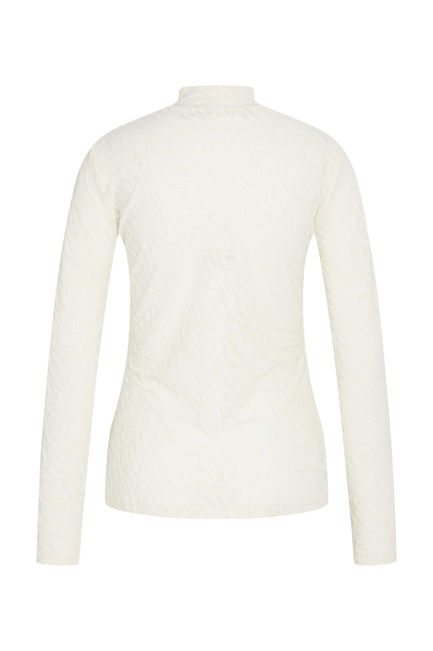 Rue de Femme Roll Neck Blouse Off White