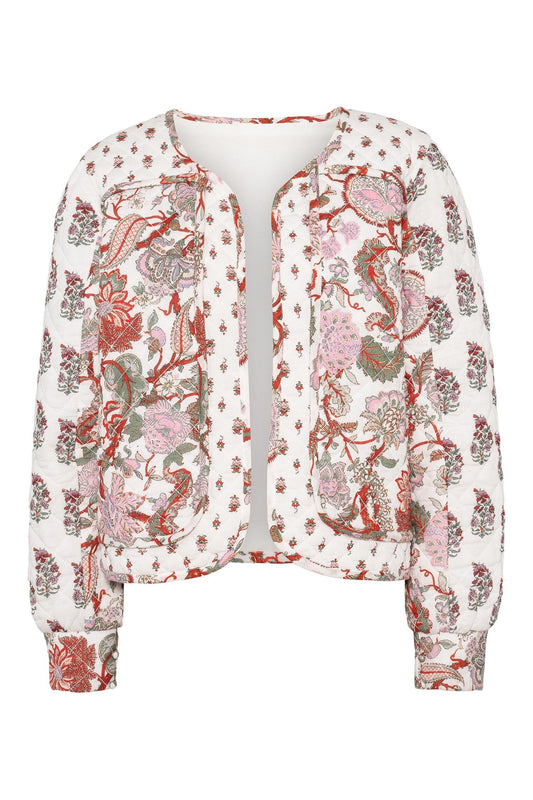 Rah Oslo Qulited Jacket Red Paisley