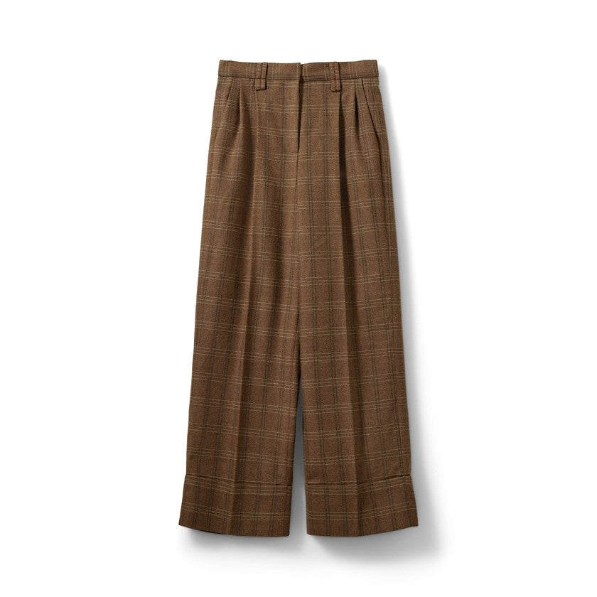 Sofie Schnoor Rosana Checked Trouser Maple Brown