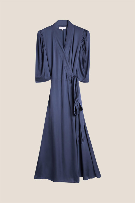 Line of Oslo Scarlett Solid Dark Blue