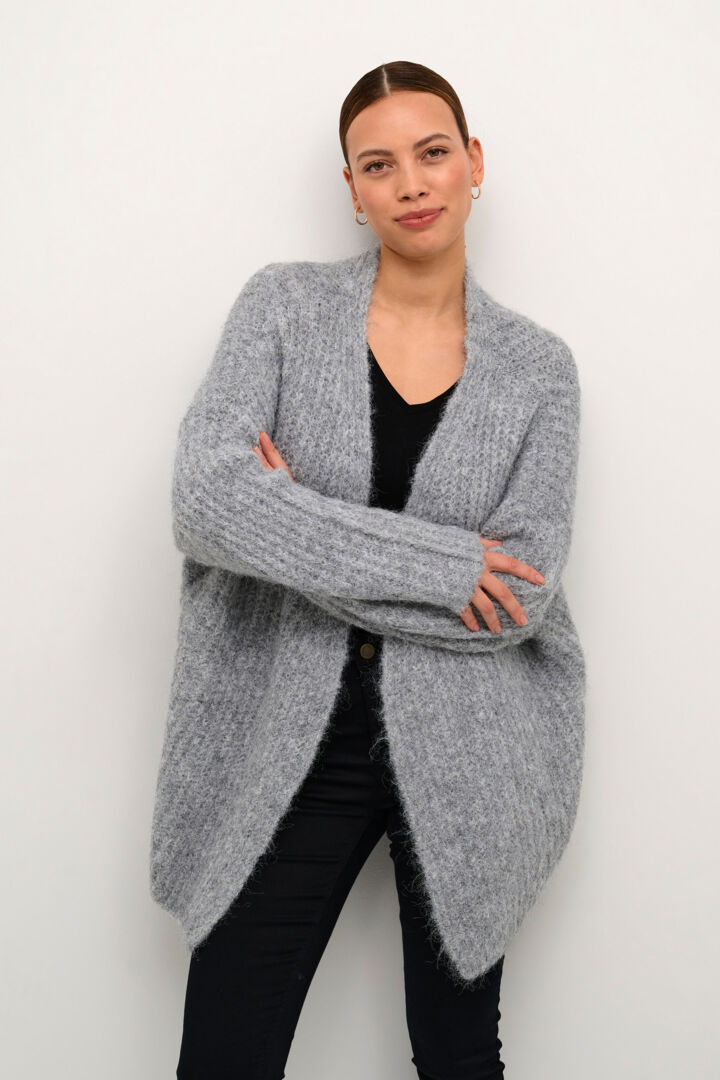 Culture Brava Cardigan Light Grey Melange