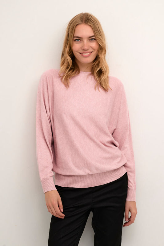 Culture Annemarie Batwing Jumper Pale Mauve