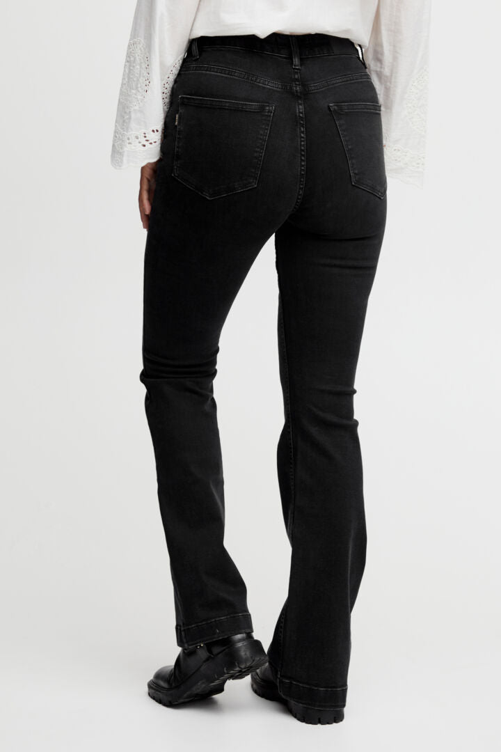 Pulz Becca Jeans Full Lenght Black Denim