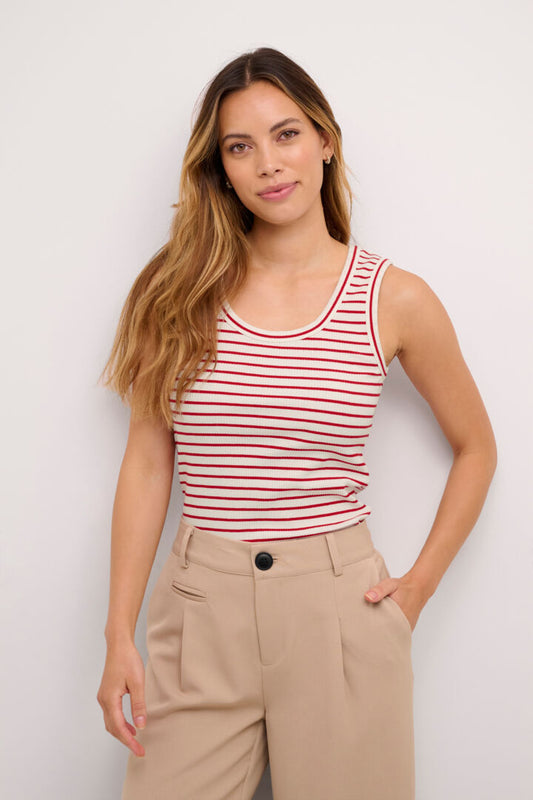 Culture Dolly Tanktop Red Stripe