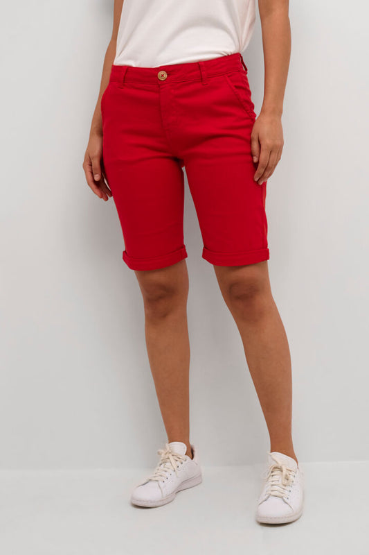 Culture Alba Shorts Fiery Red