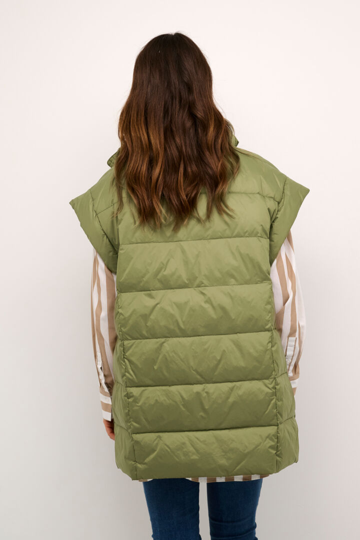 Culture Eia Down Vest Burnt Olive