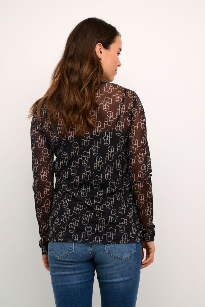 Culture Melida Blouse Black Oyster