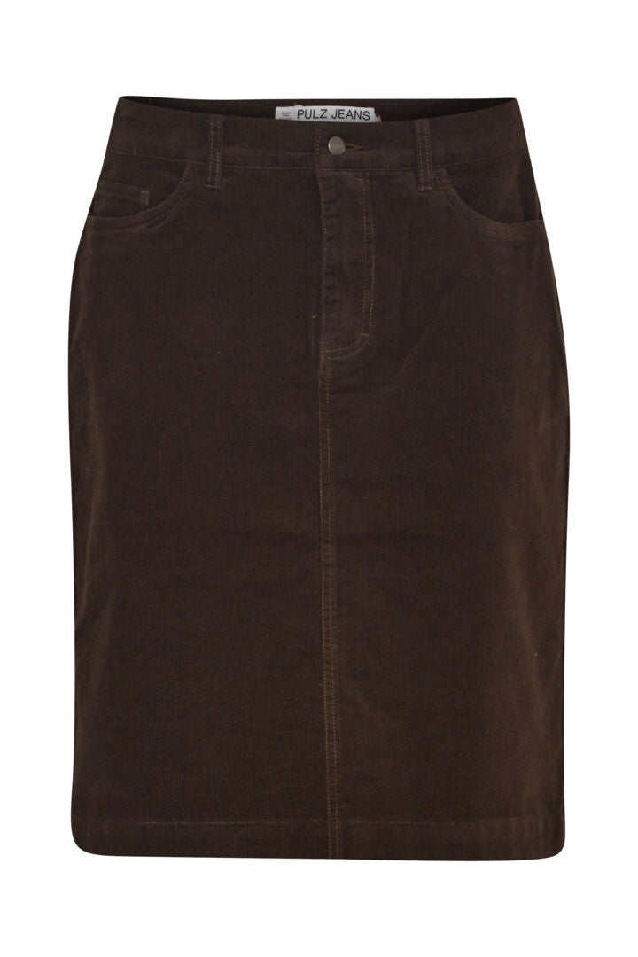 Pulz Sally Skirt Espresso