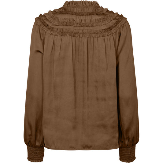 Rue de Femme Alba Blouse Brown Sugar