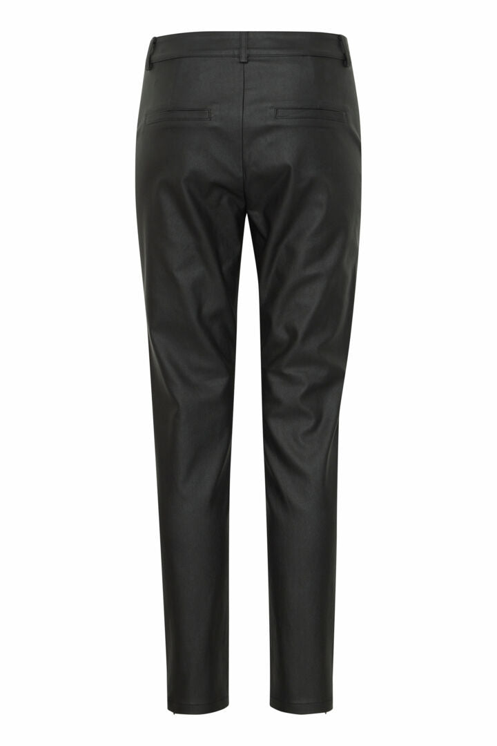 Pulz Tokyo Coated Pant Black Beauty