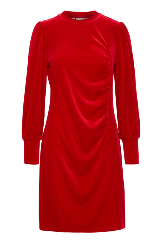 Pulz Barbara Dress Tango Red