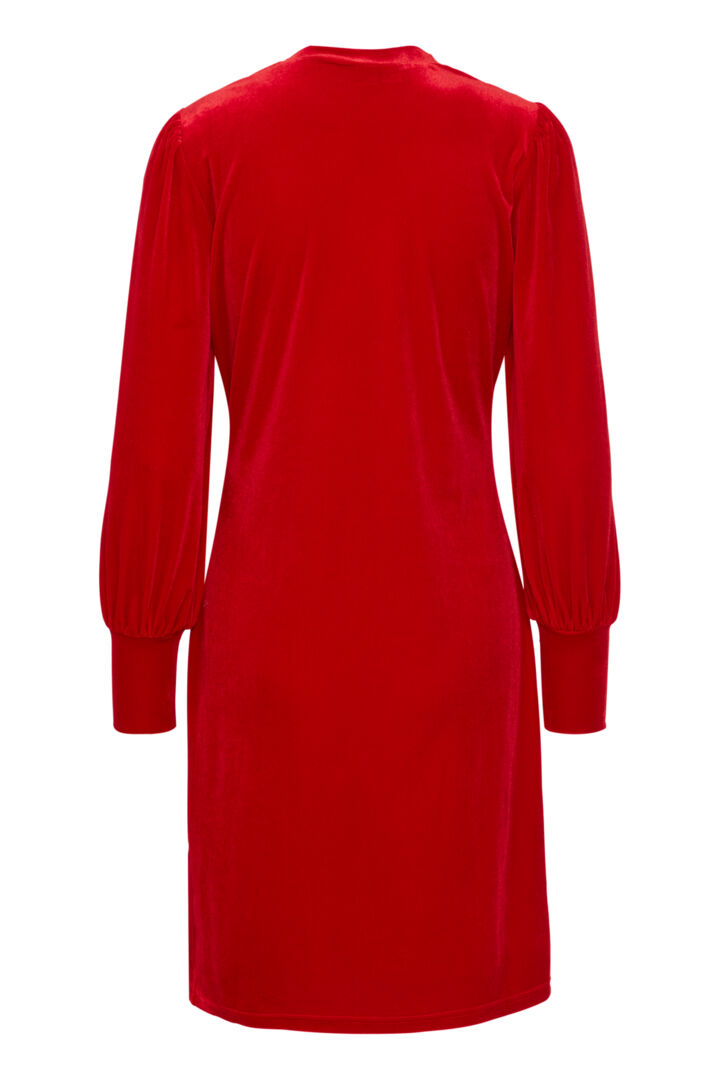 Pulz Barbara Dress Tango Red