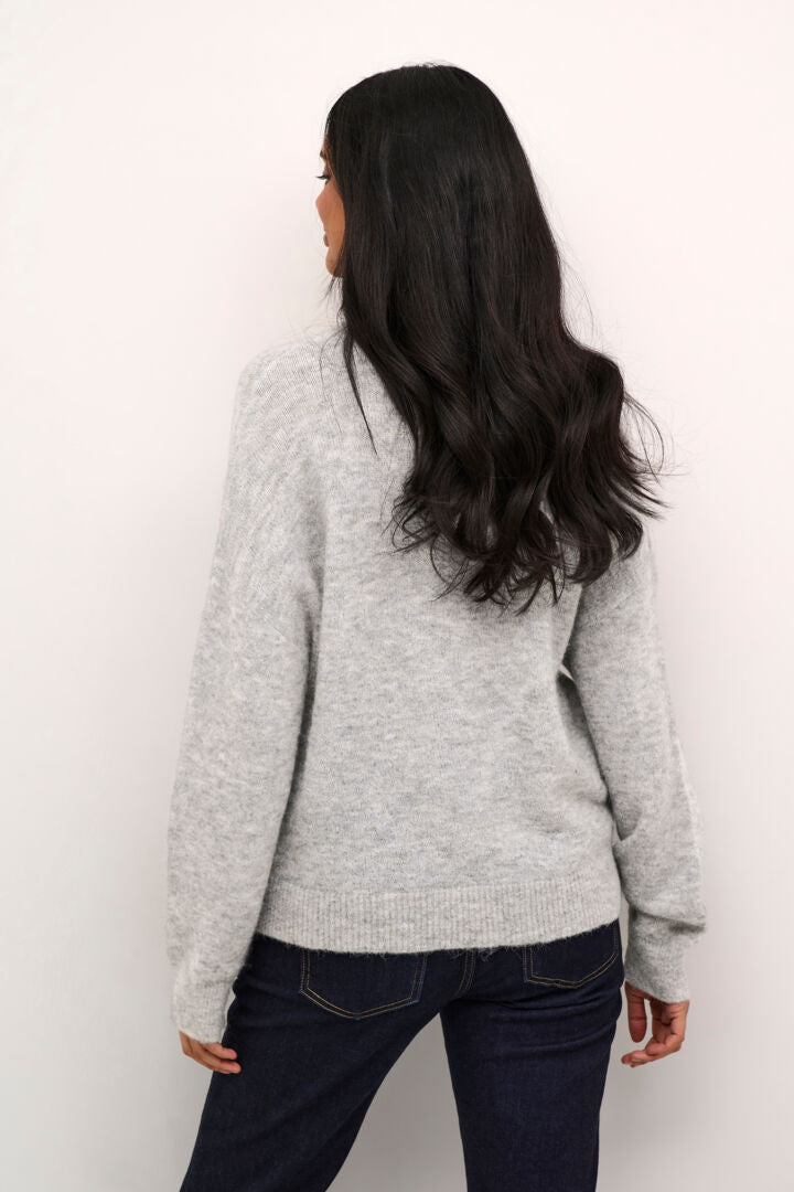 Culture Cacheia Pullover Light Grey Melange