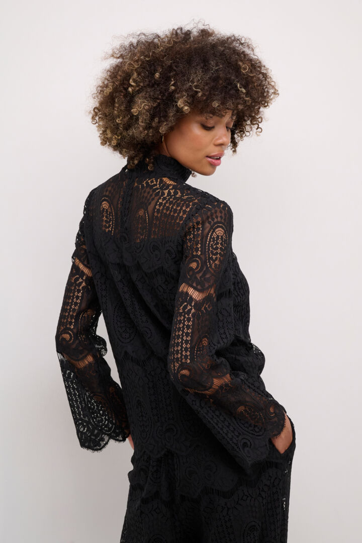 Culture Ima Lace Blouse Black