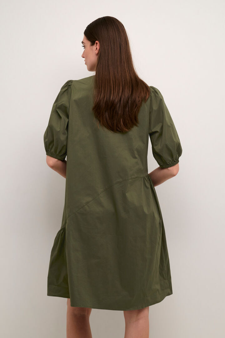 Culture Free Antoinett Dress Burnt Olive