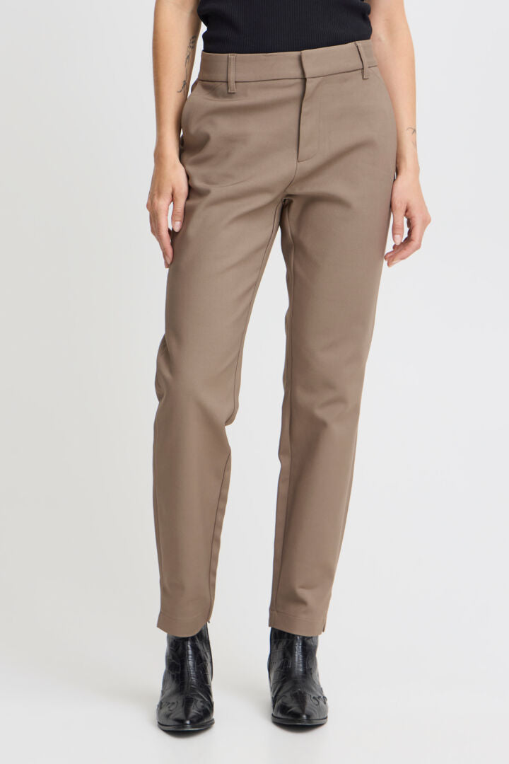 Pulz Bindy Pant Ankl Lenght Walnut