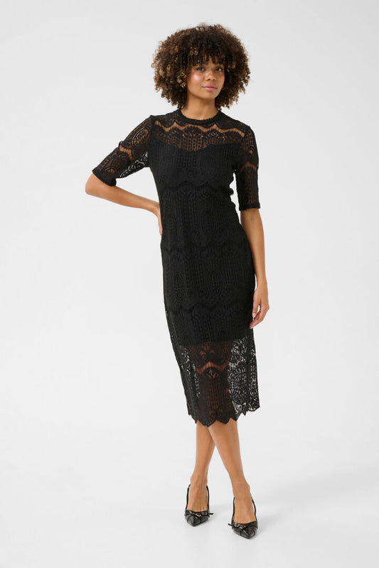 Culture Ima Lace Dress Black