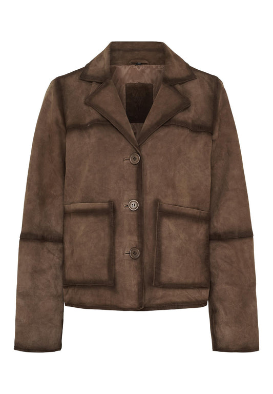Notyz Rotterdam 2-tone Blazer Coffee Brown