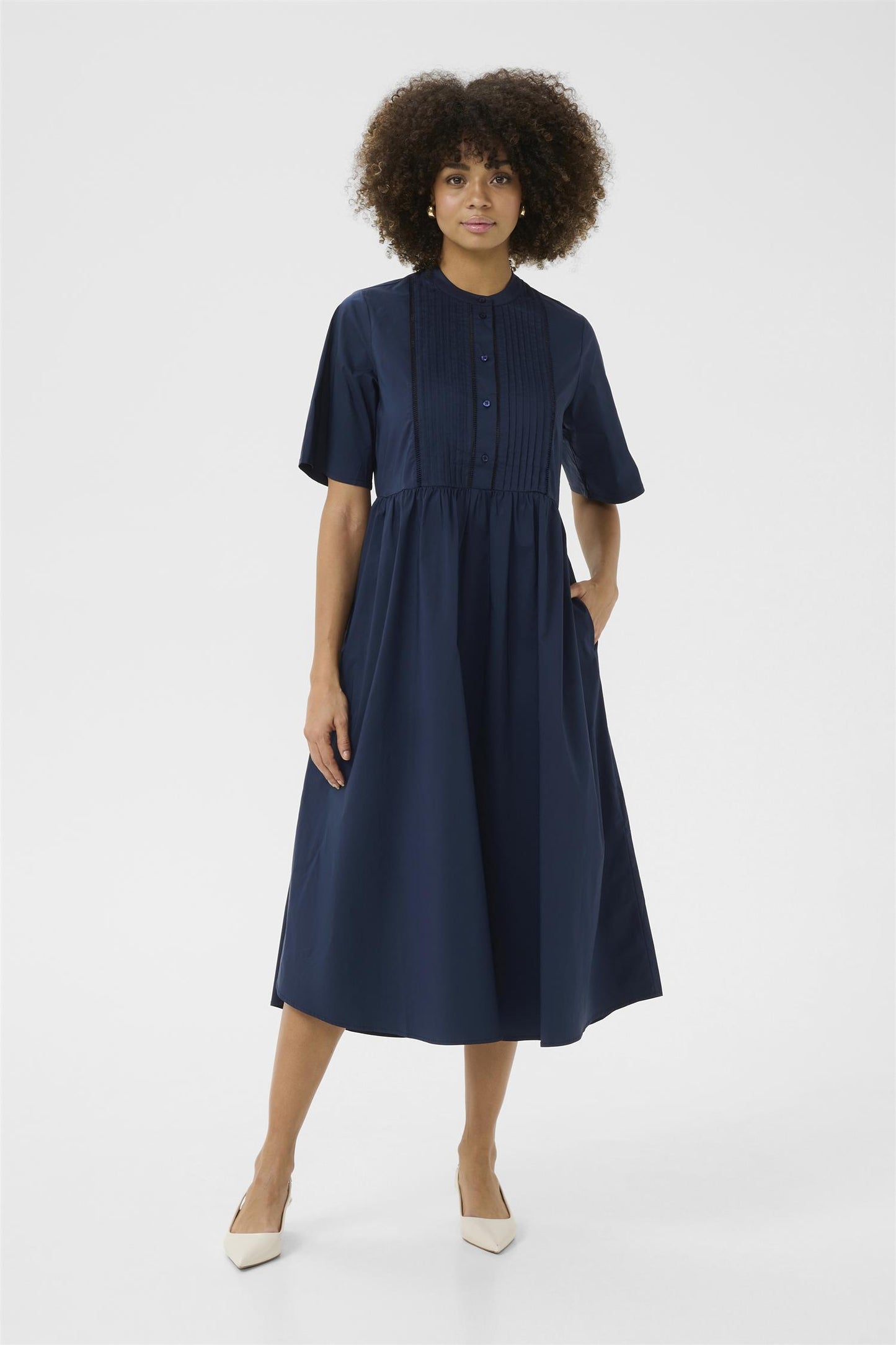 Culture Zeta Antoinett Dress Blue Iris