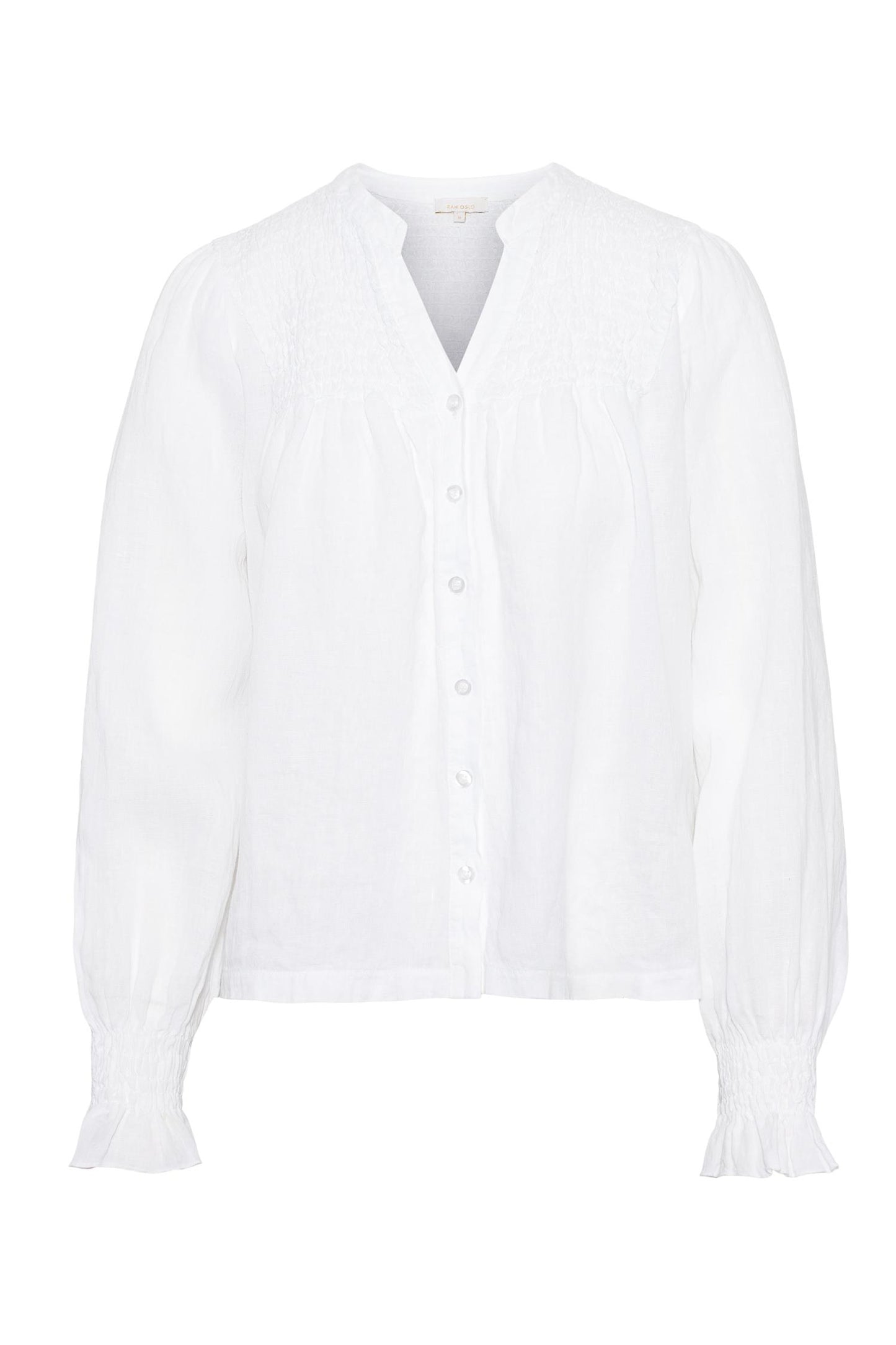 Rah Oslo Ella Smock Blouse White