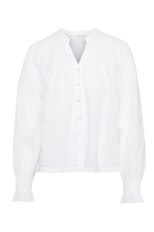 Rah Oslo Ella Smock Blouse White