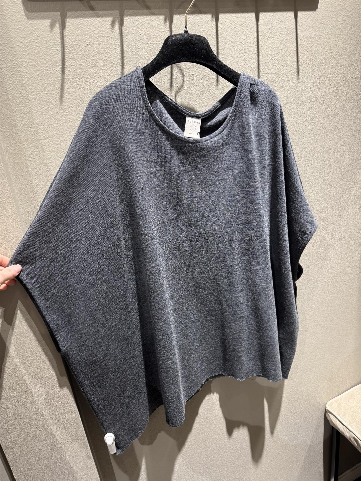 By Basics Top Extra Wide Anthrasite Melange