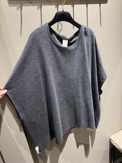 By Basics Top Extra Wide Anthrasite Melange