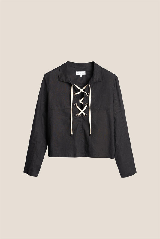 Line of Oslo Cheyenne Linen Black