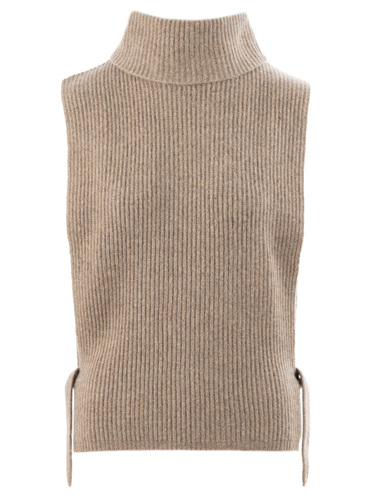 Close to my Heart Amy Bib Vest Fudge Melange