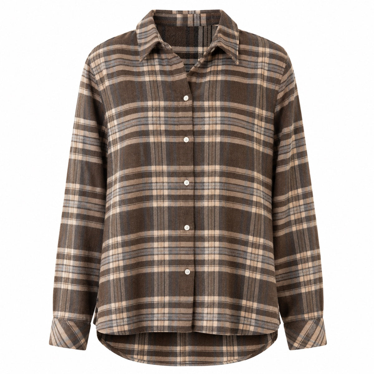 Rah Oslo Flannel Shirt Classic Brown Check