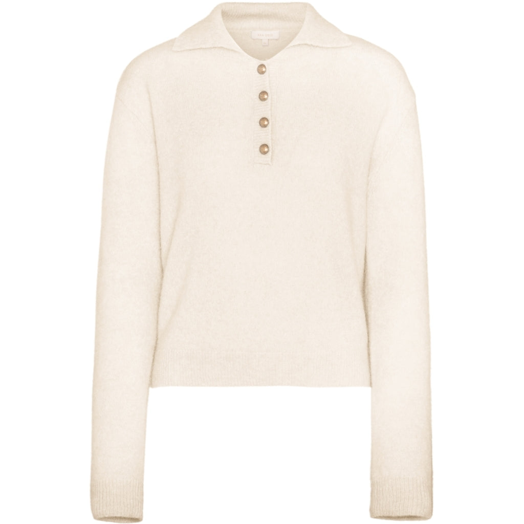 Rah Oslo Sweater w/Collar Ivory