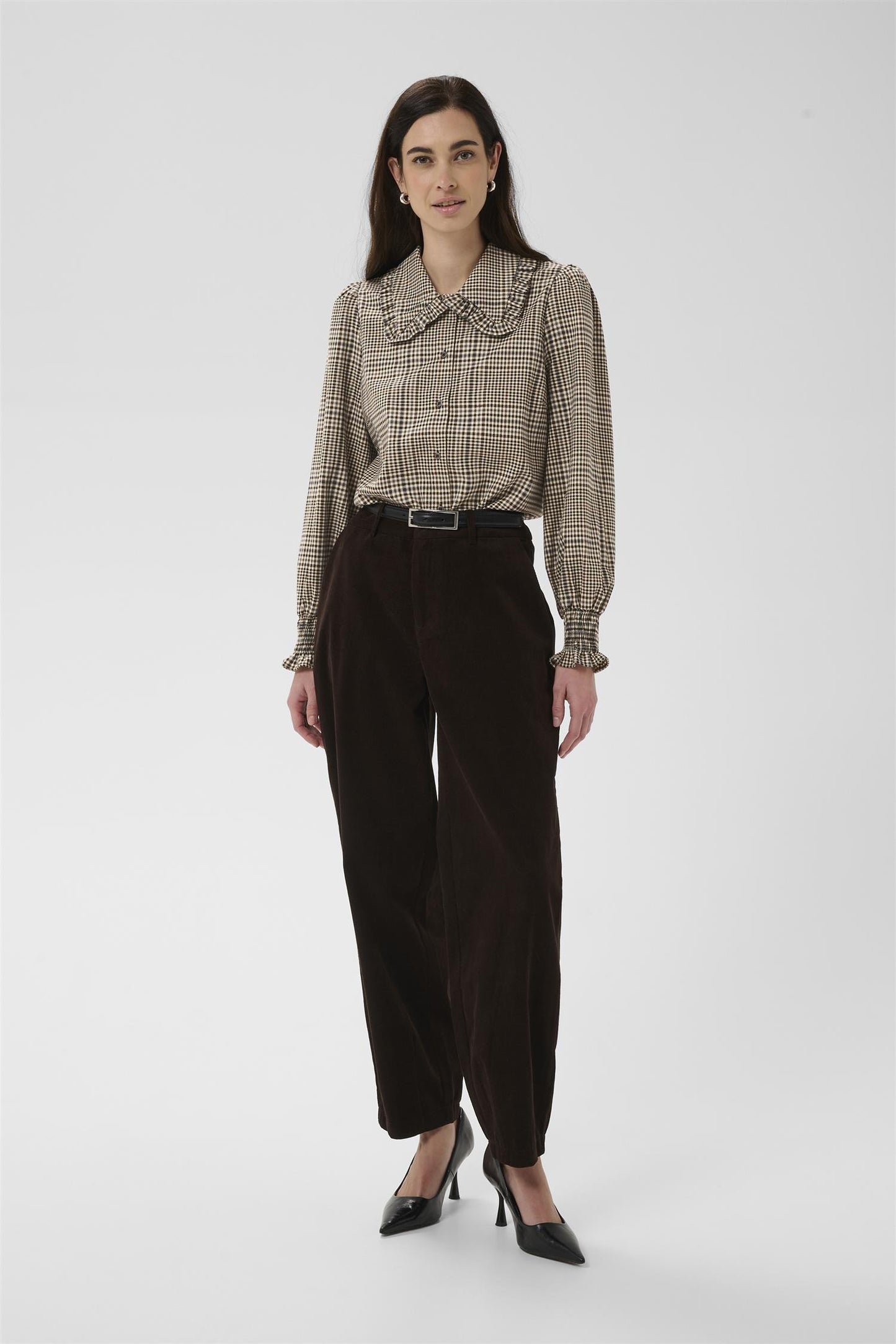 Culture Birsen Shirt Black Check